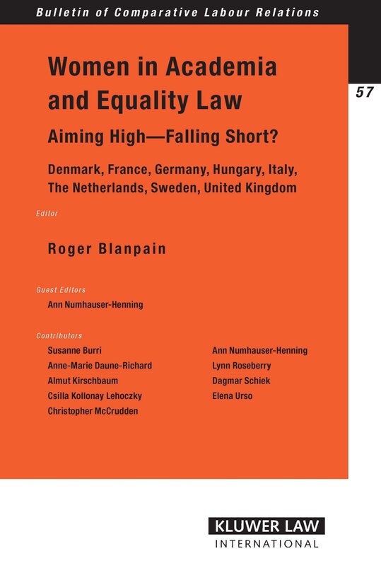 Couverture_Women In Academia & Equality Law. Aiming High - Falling Short?