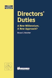 Couverture_Directors' Duties, A New Millennium, A New Approach?