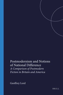 Couverture_Postmodernism and Notions of National Difference