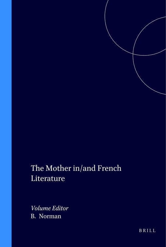 Couverture_The Mother in/and French Literature