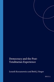 Couverture_Democracy and the Post-Totalitarian Experience