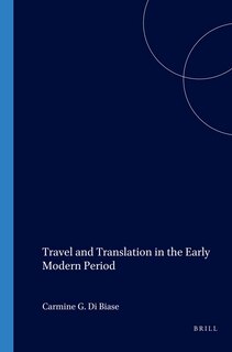 Couverture_Travel and Translation in the Early Modern Period