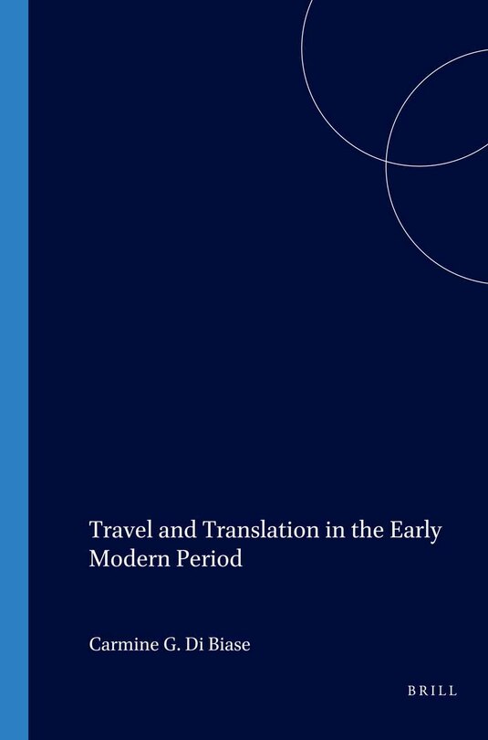 Couverture_Travel and Translation in the Early Modern Period
