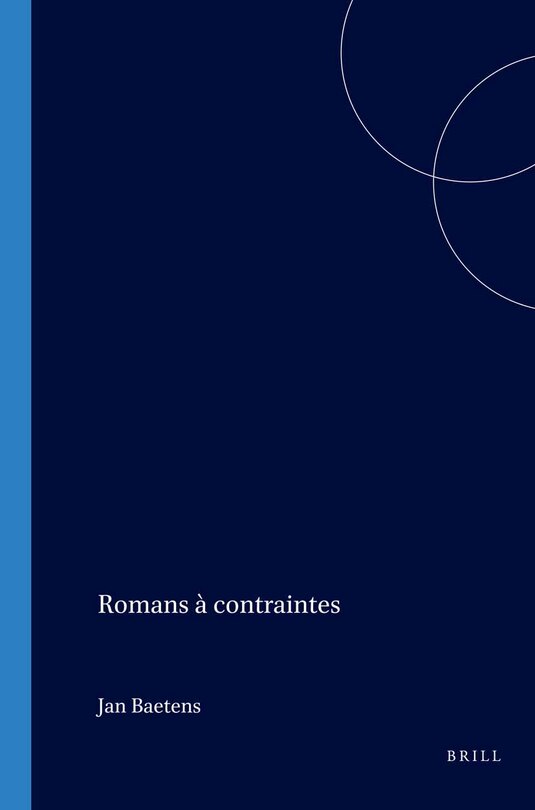 Front cover_Romans &agrave; contraintes
