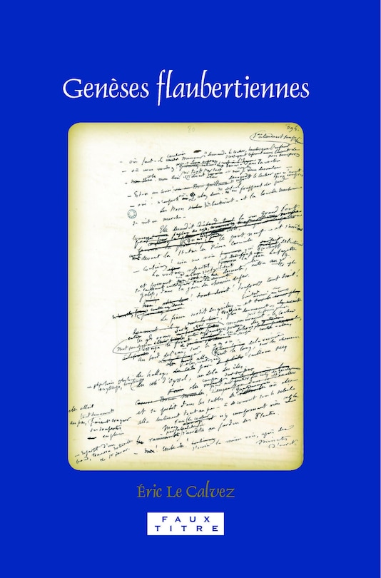 Couverture_Gen&egrave;ses flaubertiennes