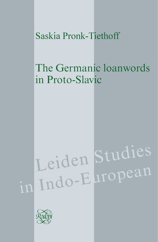 Front cover_The Germanic loanwords in Proto-Slavic