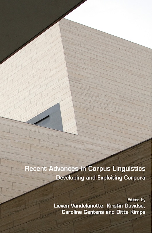 Couverture_Recent Advances in Corpus Linguistics
