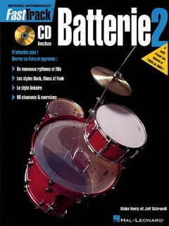 Front cover_FastTrack Drum Method - Book 2 - French Edition