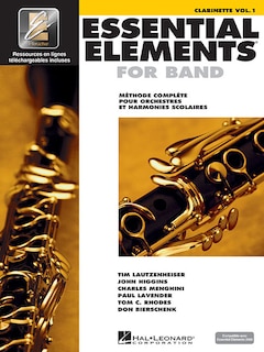 Front cover_Essential Elements for Band avec EEi Vol. 1 - Clarinette