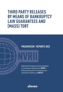 Front cover_Third Party Releases by Means of Bankruptcy Law Guarantees and (Mass) Tort