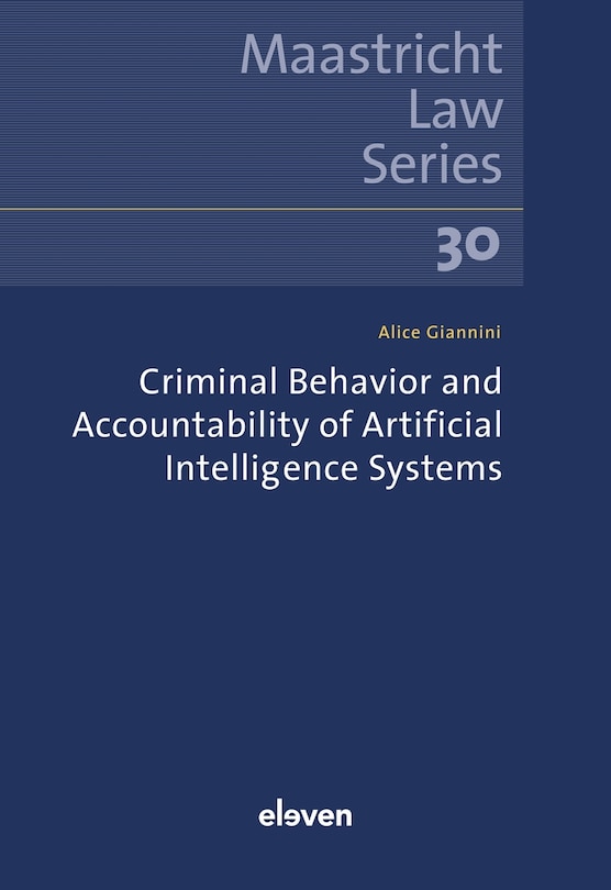 Couverture_Criminal Behavior and Accountability of Artificial Intelligence Systems