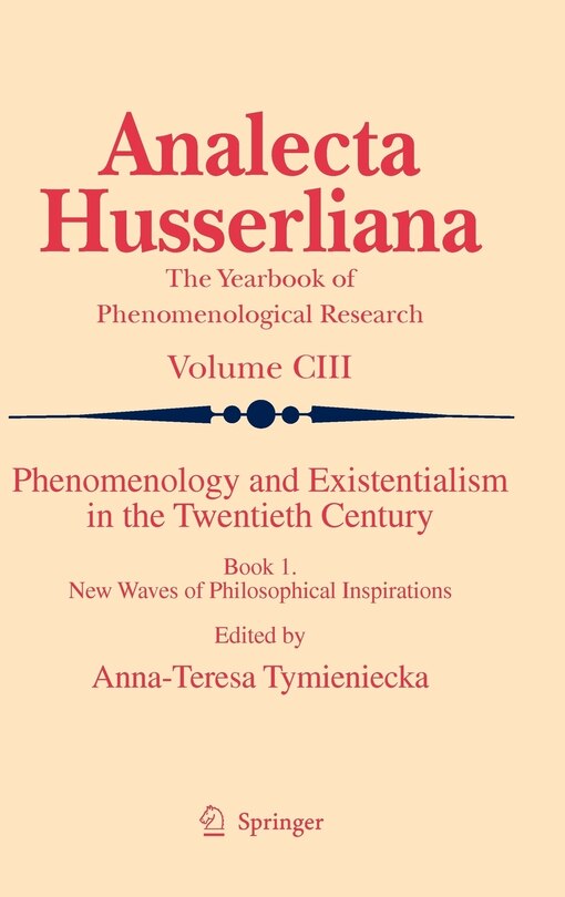 Front cover_Phenomenology and Existentialism in the Twentieth Century