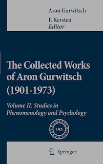 Front cover_The Collected Works of Aron Gurwitsch (1901-1973)