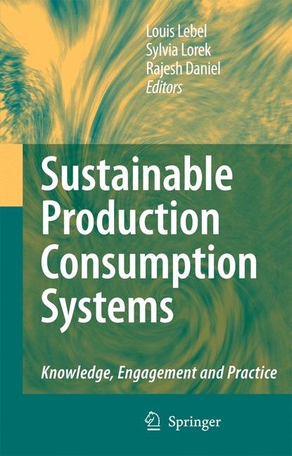 Front cover_Sustainable Production Consumption Systems