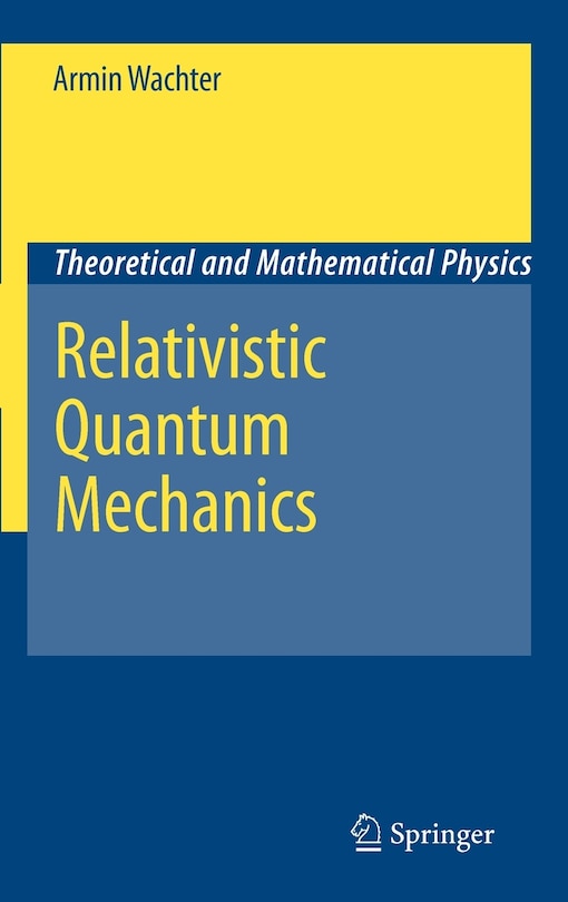Couverture_Relativistic Quantum Mechanics