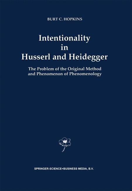 Couverture_Intentionality in Husserl and Heidegger