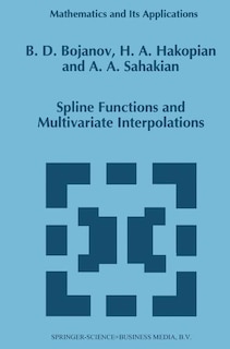 Front cover_Spline Functions and Multivariate Interpolations