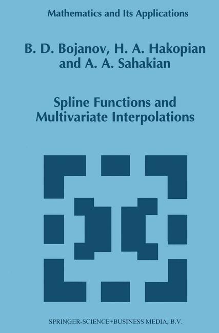 Front cover_Spline Functions and Multivariate Interpolations