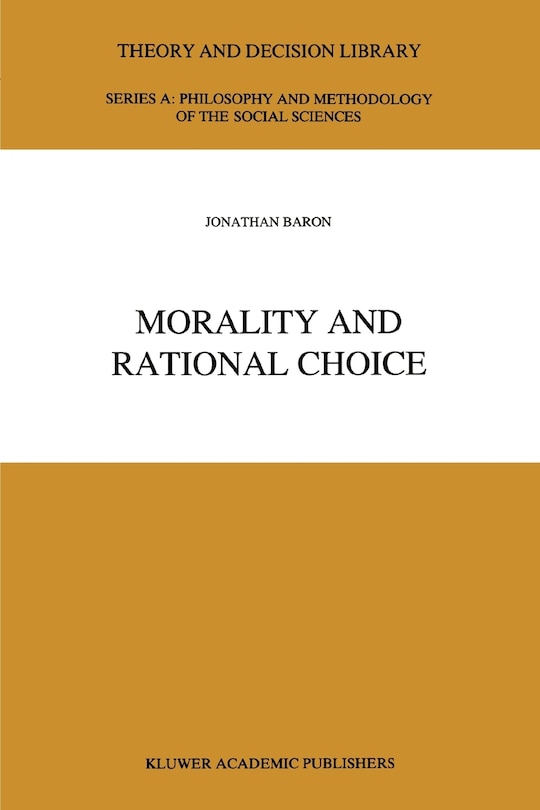 Front cover_Morality and Rational Choice