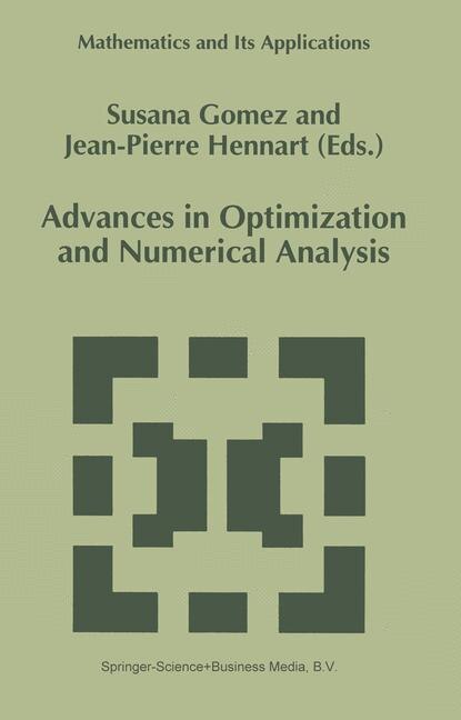 Front cover_Advances in Optimization and Numerical Analysis