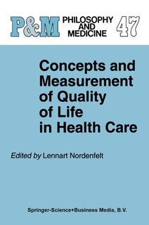 Front cover_Concepts and Measurement of Quality of Life in Health Care