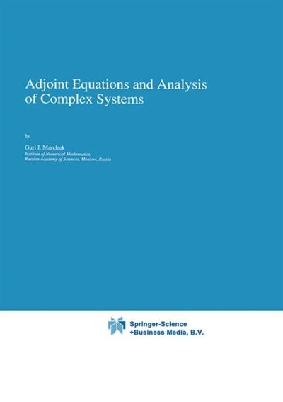 Front cover_Adjoint Equations and Analysis of Complex Systems