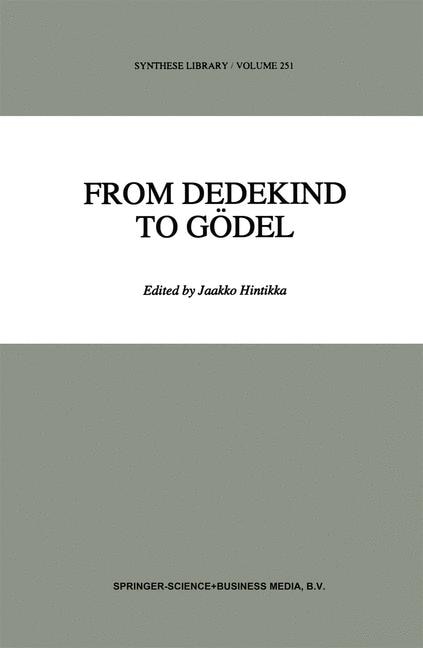 Couverture_From Dedekind To Godel