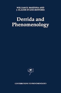 Front cover_Derrida and Phenomenology