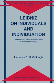 Front cover_Leibniz on Individuals and Individuation