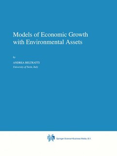 Front cover_Models of Economic Growth with Environmental Assets