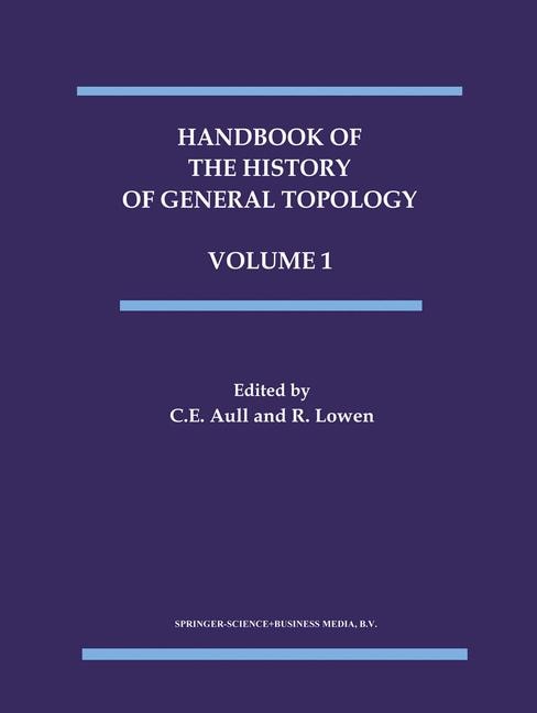 Front cover_Handbook of the History of General Topology