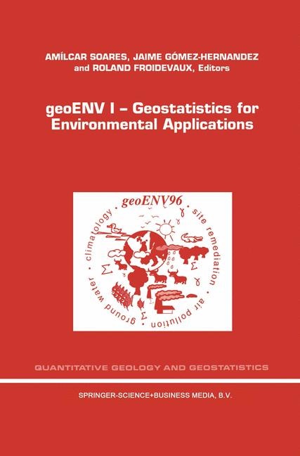 Front cover_geoENV I - Geostatistics for Environmental Applications