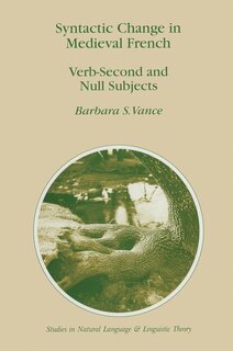 Front cover_Syntactic Change in Medieval French