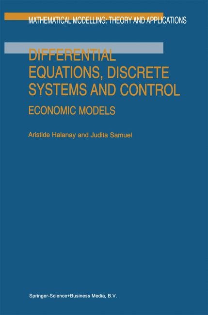 Couverture_Differential Equations, Discrete Systems and Control