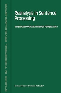 Couverture_Reanalysis in Sentence Processing