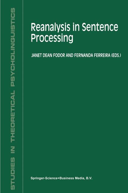 Couverture_Reanalysis in Sentence Processing