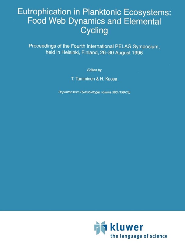 Eutrophication In Planktonic Ecosystems: Food Web Dynamics And Elemental Cycling image number 0