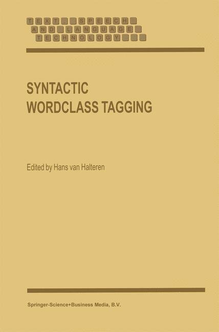 Couverture_Syntactic Wordclass Tagging