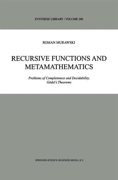 Couverture_Recursive Functions and Metamathematics