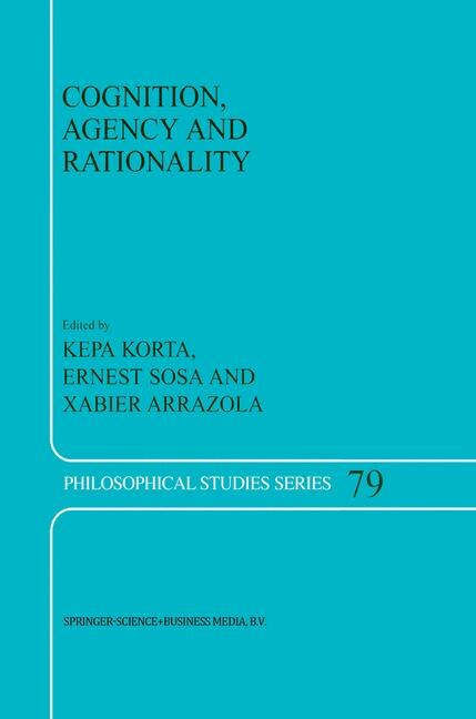 Front cover_Cognition, Agency and Rationality