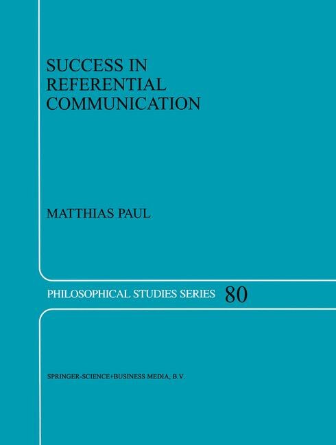 Front cover_Success in Referential Communication