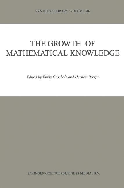 Couverture_The Growth of Mathematical Knowledge