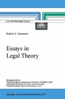 Front cover_Essays in Legal Theory