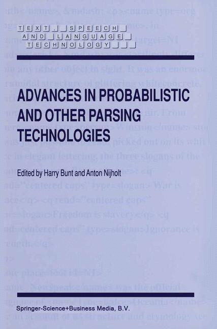 Front cover_Advances in Probabilistic and Other Parsing Technologies