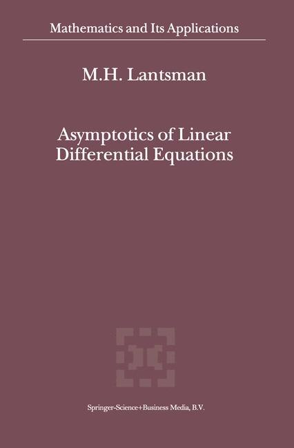 Front cover_Asymptotics of Linear Differential Equations