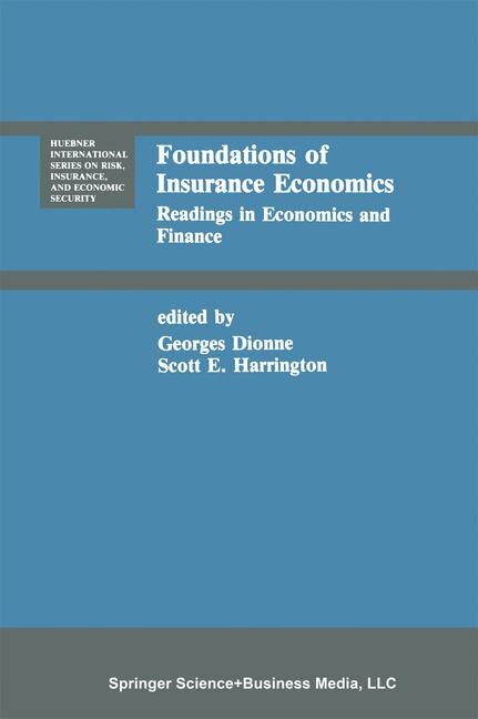 Couverture_Foundations of Insurance Economics