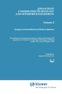 Couverture_Design and Installation of Subsea Systems