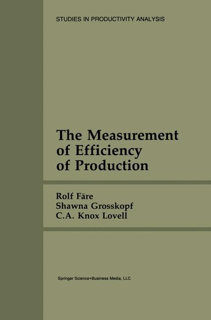 Couverture_The Measurement of Efficiency of Production