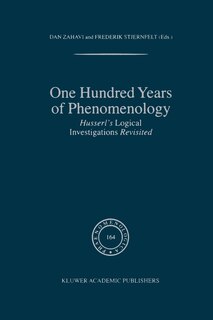 Front cover_One Hundred Years of Phenomenology
