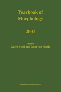 Couverture_Yearbook of Morphology 2001